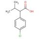 2-(4-Chlorophenyl)-3-methylbutyric acid (CAS 2012-74-0) - chemical structure image