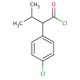 2-(4-Chlorophenyl)-3-methylbutyryl chloride (CAS 51631-50-6) - chemical structure image