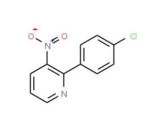 2-(4-Chlorophenyl)-3-nitropyridine - chemical structure image