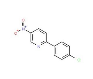 2-(4-Chlorophenyl)-5-nitropyridine - chemical structure image