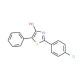 2-(4-Chlorophenyl)-5-phenyl-1,3-thiazol-4-ol (CAS 65752-50-3) - chemical structure image