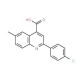 2-(4-Chlorophenyl)-6-methylquinoline-4-carboxylic acid - chemical structure image