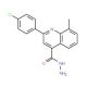 2-(4-Chlorophenyl)-8-methylquinoline-4-carbohydrazide - chemical structure image