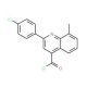 2-(4-chlorophenyl)-8-methylquinoline-4-carbonyl chloride - chemical structure image