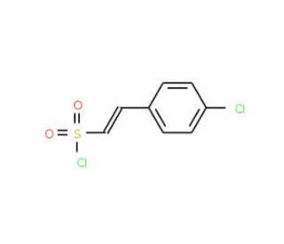 2-(4-chlorophenyl)ethylenesulfonyl chloride - chemical structure image
