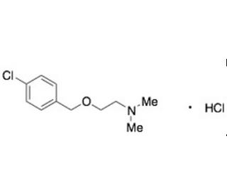 2-[(4-Chlorophenyl)methoxy]-N,N-dimethyl-ethanamine Hydrochloride (CAS 1135085-85-6) - chemical structure image