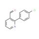 2-(4-Chlorophenyl)nicotinaldehyde - chemical structure image