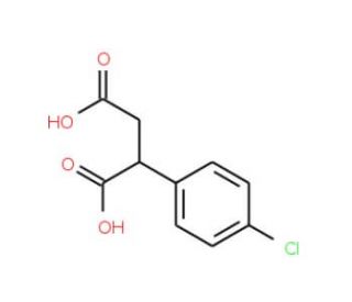 2-(4-Chlorophenyl)succinic acid (CAS 58755-91-2) - chemical structure image