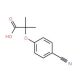 2-(4-Cyanophenoxy)-2-methylpropanoic acid (CAS 79925-16-9) - chemical structure image