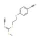 [2-(4-Cyanophenoxy)ethyl]methyl-cyanocarbonimidodithioate - chemical structure image