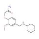 2-(4-Cyclohexylaminomethyl-2-methoxy-phenoxy)-acetamide (CAS 425646-58-8) - chemical structure image