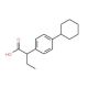 2-(4-Cyclohexylphenyl)butanoic acid - chemical structure image