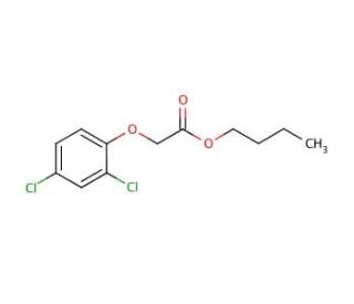 2,4-D 1-butyl ester (CAS 94-80-4) - chemical structure image