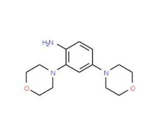 2,4-Di-morpholin-4-yl-phenylamine (CAS 436088-92-5) - chemical structure image