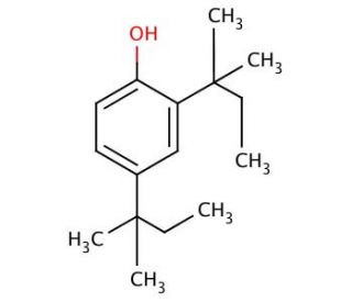 2,4-Di-tert-amylphenol (CAS 120-95-6) - chemical structure image