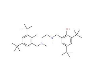 2,4-Di(tert-butyl)-6-{[{2-[[3,5-di(tert-butyl)-2-methylbenzyl](methyl)amino]ethyl}(methyl)amino]meth - chemical structure ima