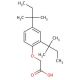 (2,4-Di-tert-pentylphenoxy)acetic acid (CAS 13402-96-5) - chemical structure image