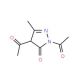 2,4-Diacetyl-5-methyl-2,4-dihydro-3H-pyrazol-3-one - chemical structure image