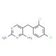 2,4-Diamino-5-(2,4-dichlorobenzyl)pyrimidine (CAS 65321-42-8) - chemical structure image