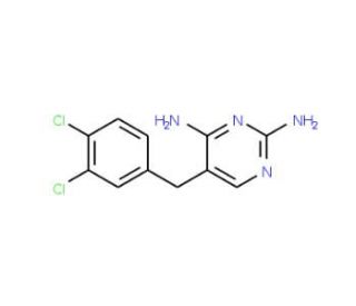 2,4-Diamino-5-(3,4-dichlorobenzyl)pyrimidine (CAS 30077-58-8) - chemical structure image