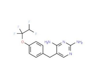 2,4-Diamino-5-[4-(1,1,2,2-tetrafluoroethoxy)benzyl]pyrimidine - chemical structure image