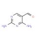 2,4-Diamino-5-formylpyrimidine (CAS 20781-06-0) - chemical structure image