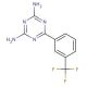 2,4-Diamino-6-[3-(trifluoromethyl)phenyl]-1,3,5-triazine (CAS 30508-78-2) - chemical structure image