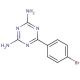 2,4-Diamino-6-(4-bromophenyl)-1,3,5-triazine (CAS 30508-74-8) - chemical structure image