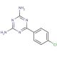 2,4-Diamino-6-(4-chlorophenyl)-1,3,5-triazine (CAS 4514-53-8) - chemical structure image