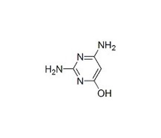 2,4-Diamino-6-hydroxypyrimidine (CAS 56-06-4) - chemical structure image