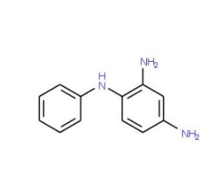 2,4-Diaminodiphenylamine (CAS 136-17-4) - chemical structure image