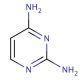 2,4-Diaminopyrimidine (CAS 156-81-0) - chemical structure image