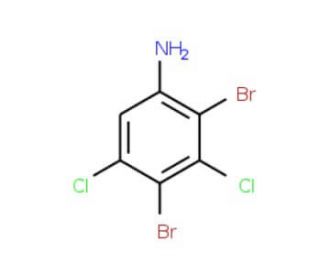2,4-Dibromo-3,5-dichloroaniline - chemical structure image