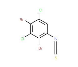 2,4-Dibromo-3,5-dichlorophenyl isothiocyanate - chemical structure image
