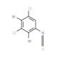 2,4-Dibromo-3,5-dichlorophenyl isothiocyanate - chemical structure image