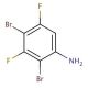 2,4-Dibromo-3,5-difluoroaniline (CAS 883549-00-6) - chemical structure image