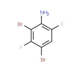 2,4-Dibromo-3,6-difluoroaniline - chemical structure image