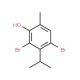 2,4-Dibromo-3-isopropyl-6-methylbenzenol (CAS 70454-10-3) - chemical structure image