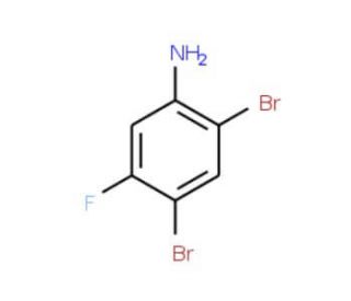 2,4-Dibromo-5-fluoroaniline - chemical structure image