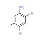 2,4-Dibromo-5-fluoroaniline - chemical structure image