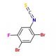 2,4-Dibromo-5-fluorophenyl isothiocyanate - chemical structure image