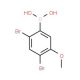 2,4-Dibromo-5-methoxyphenylboronic acid (CAS 89677-46-3) - chemical structure image