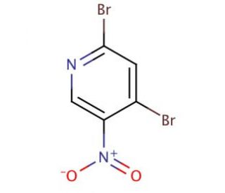 2,4-Dibromo-5-nitropyridine - chemical structure image
