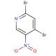2,4-Dibromo-5-nitropyridine - chemical structure image