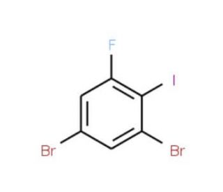 2,4-Dibromo-6-fluoroiodobenzene - chemical structure image