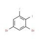 2,4-Dibromo-6-fluoroiodobenzene - chemical structure image
