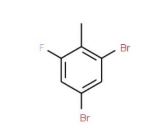 2,4-Dibromo-6-fluorotoluene - chemical structure image