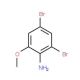 2,4-Dibromo-6-methoxyaniline (CAS 88149-47-7) - chemical structure image