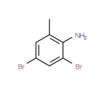 2,4-Dibromo-6-methylaniline (CAS 30273-41-7) - chemical structure image