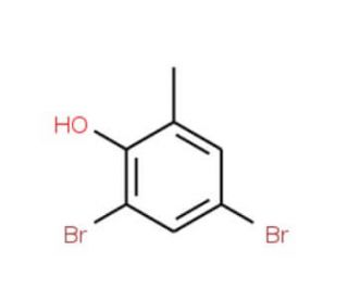 2,4-Dibromo-6-methylphenol (CAS 609-22-3) - chemical structure image